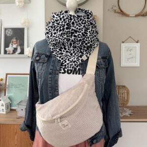 FRIEDA Hipbag Cord creme