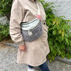 FRIEDA Hipbag Colorblock Leo/mint/rosa