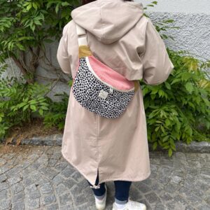 FRIEDA Hipbag Colorblock Leo/rosa/senf