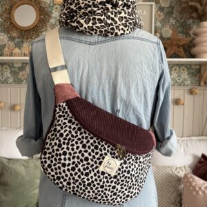 FRIEDA Hipbag Colorblock Leo/beere/altrosa