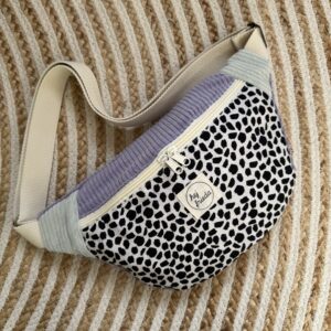 HEDI Hipbag Colorblock Cord Leo/flieder/mint