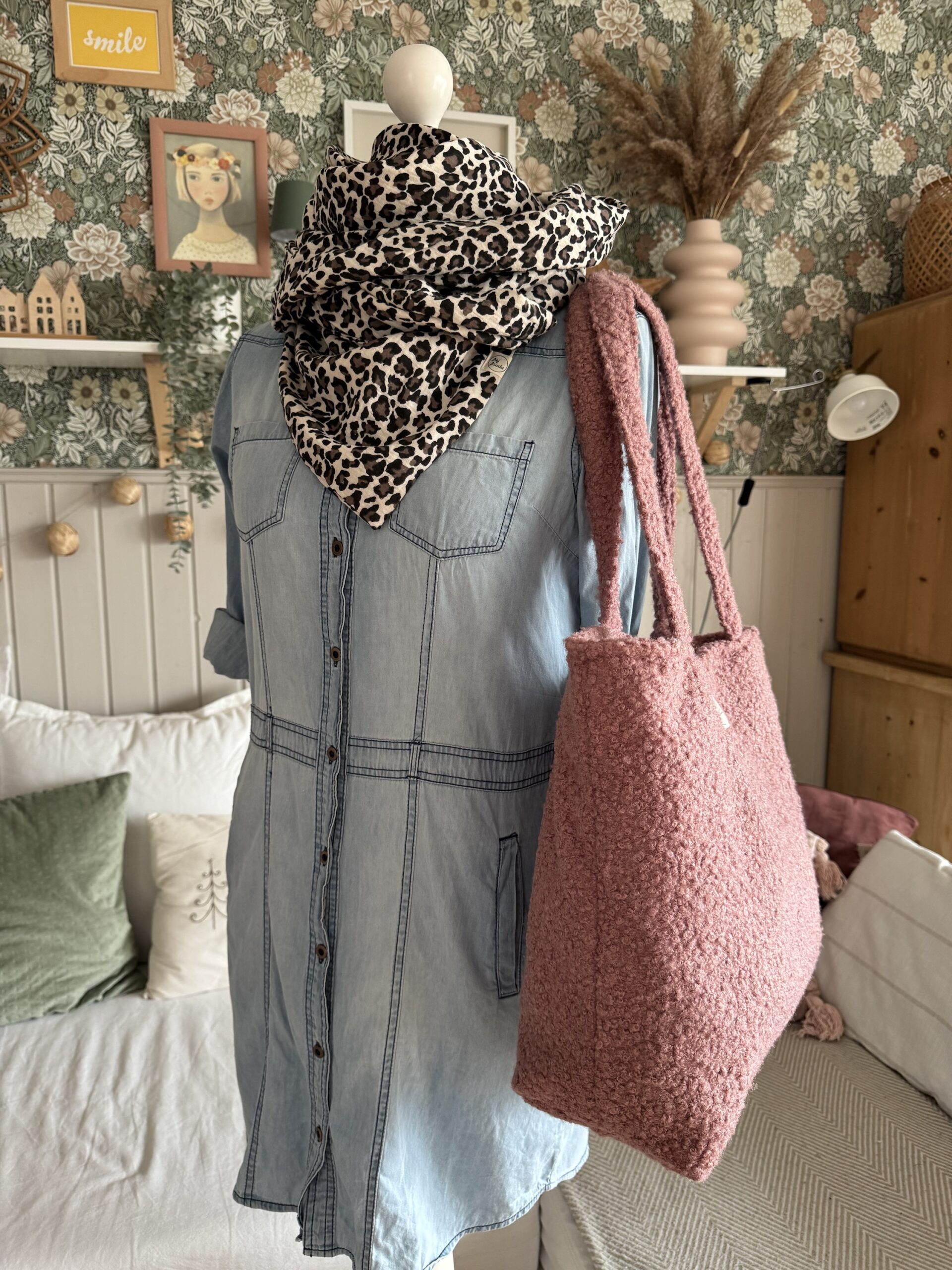 GRETCHEN Teddyshopper altrosa – Bild 3