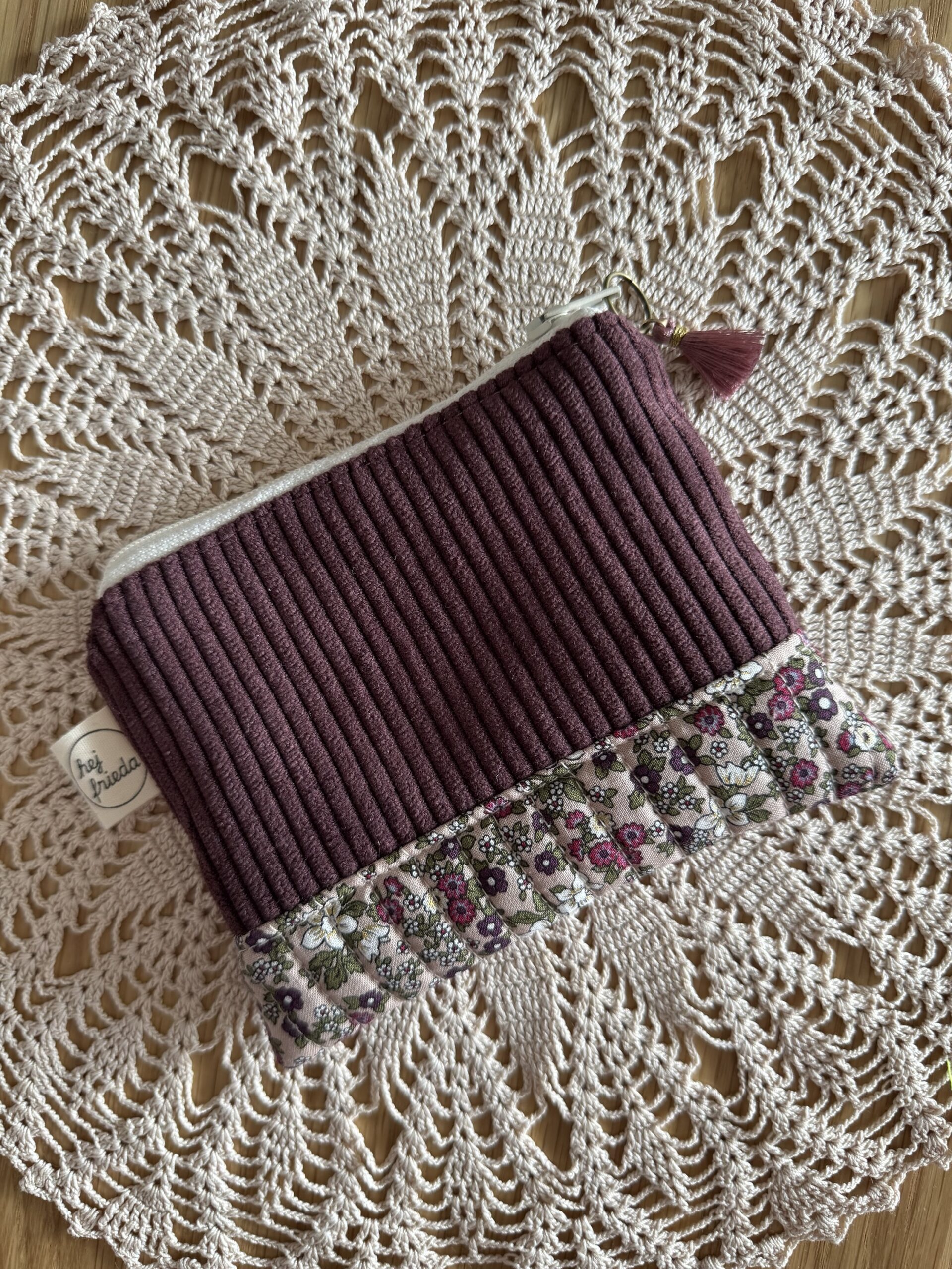 LINA Cord/Quilted Mini Pouch – Bild 5