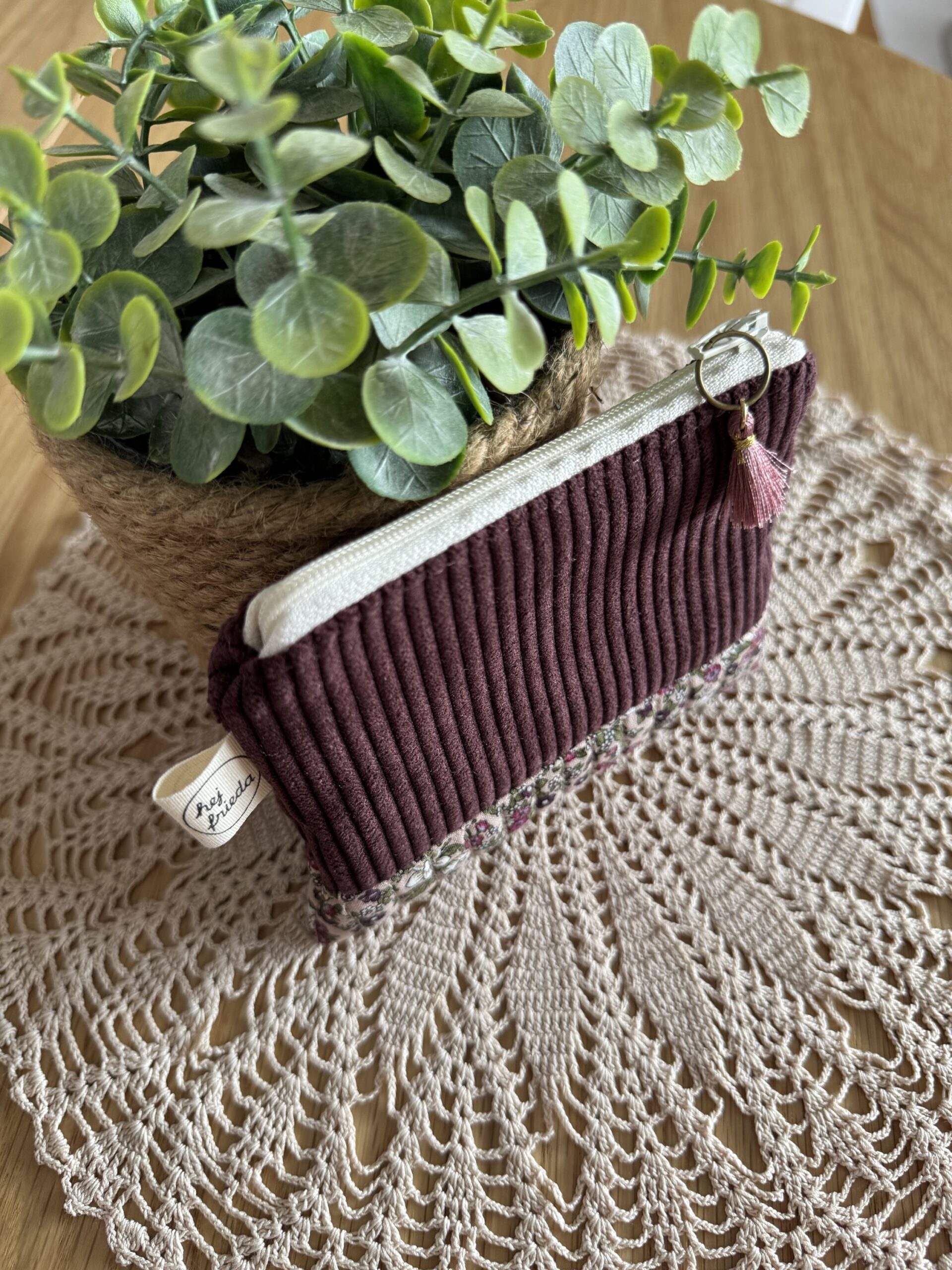 LINA Cord/Quilted Mini Pouch – Bild 2