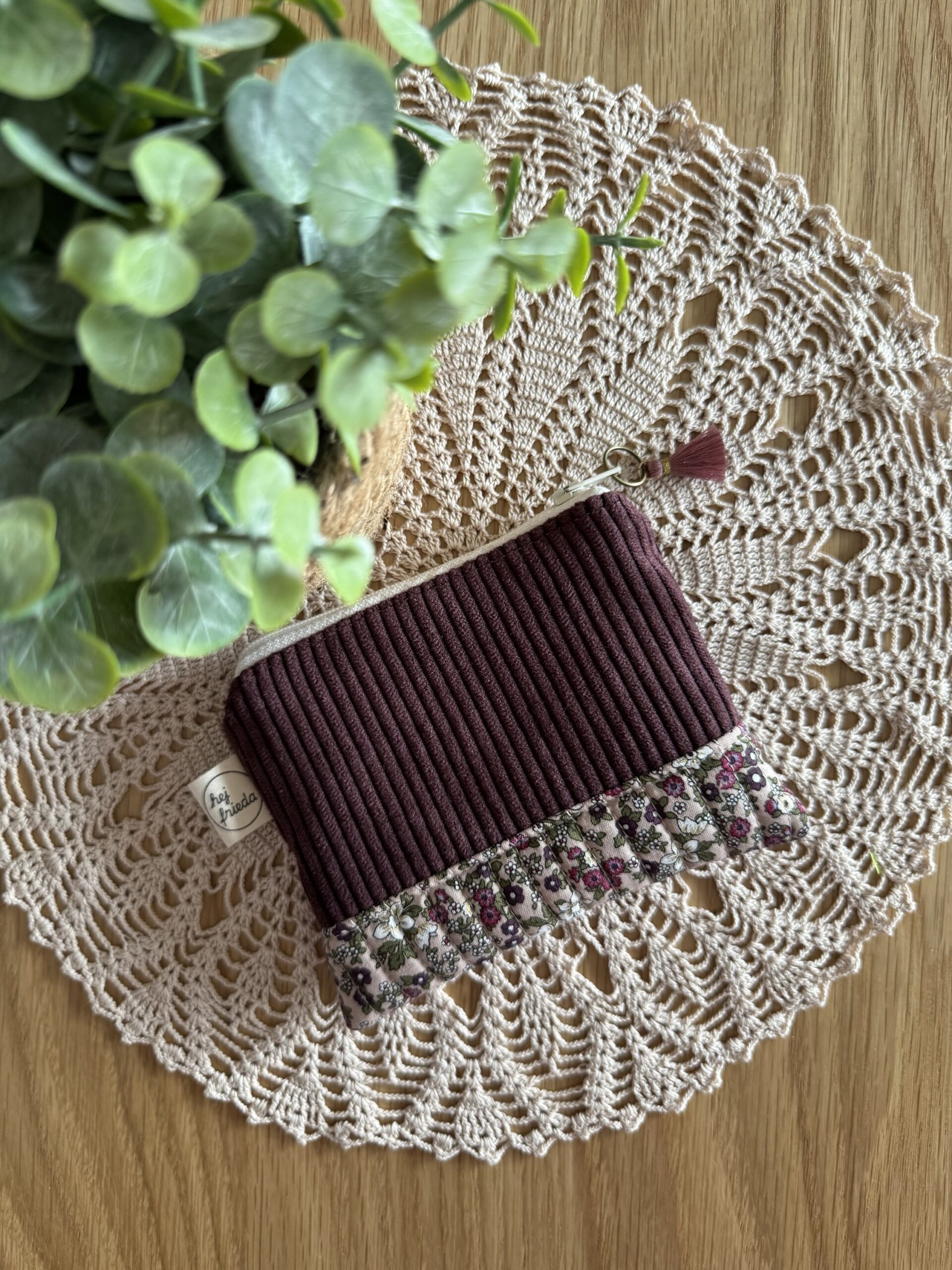 LINA Cord/Quilted Mini Pouch – Bild 4