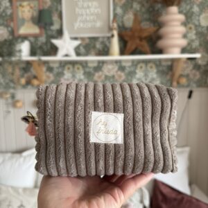 ISA Breitcord Boxy Bag taupe