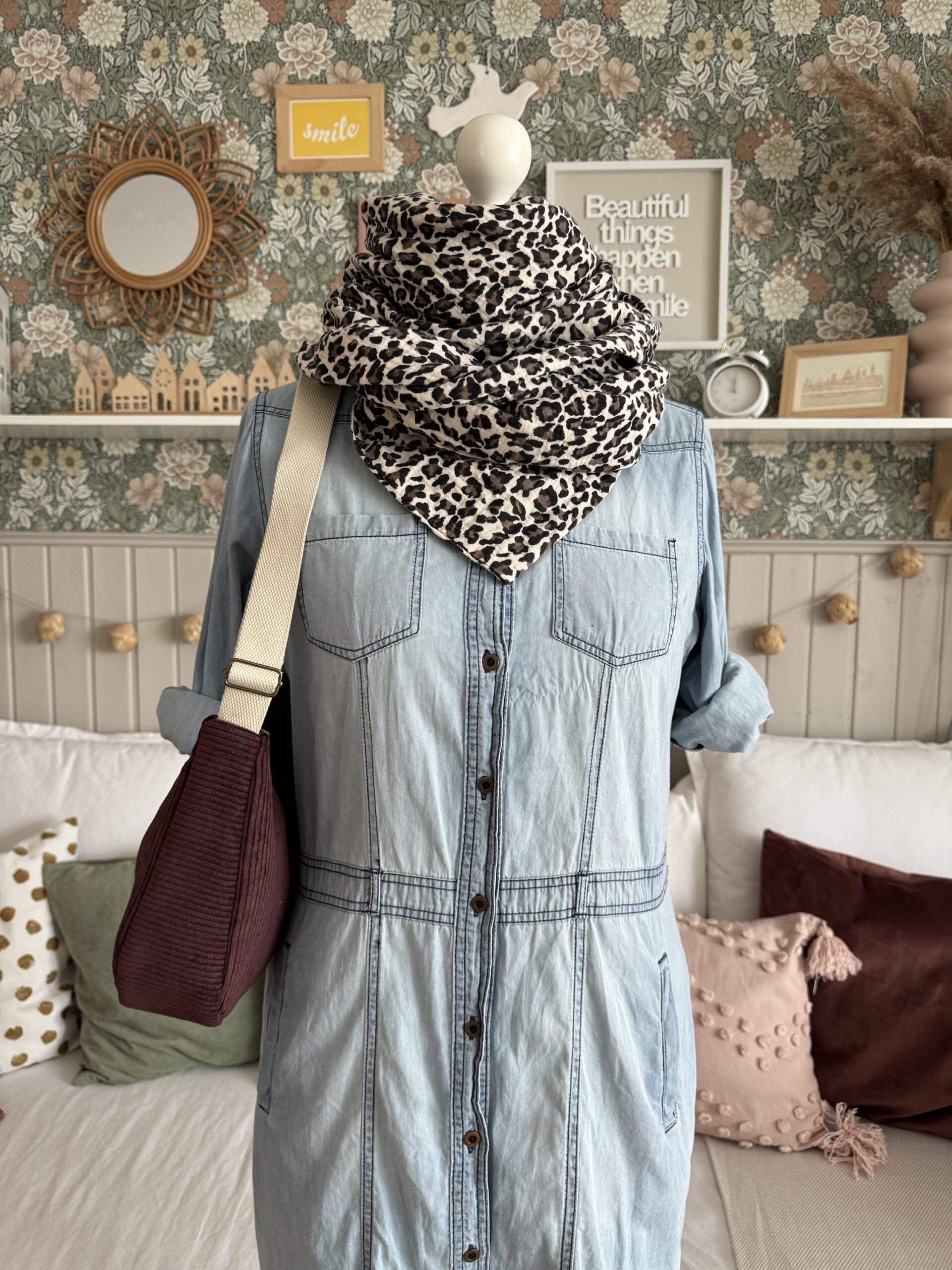 MAJA Crossbody-Bag Cord beere – Bild 8