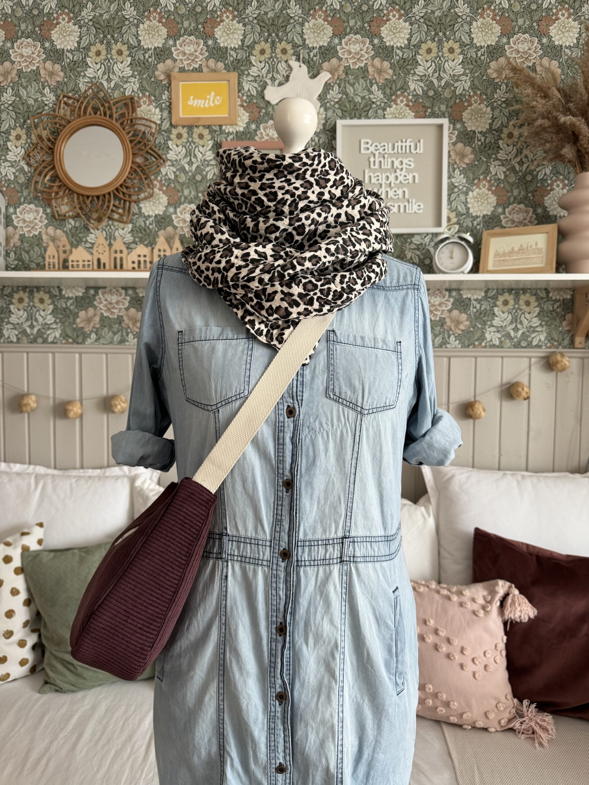 MAJA Crossbody-Bag Cord beere – Bild 11