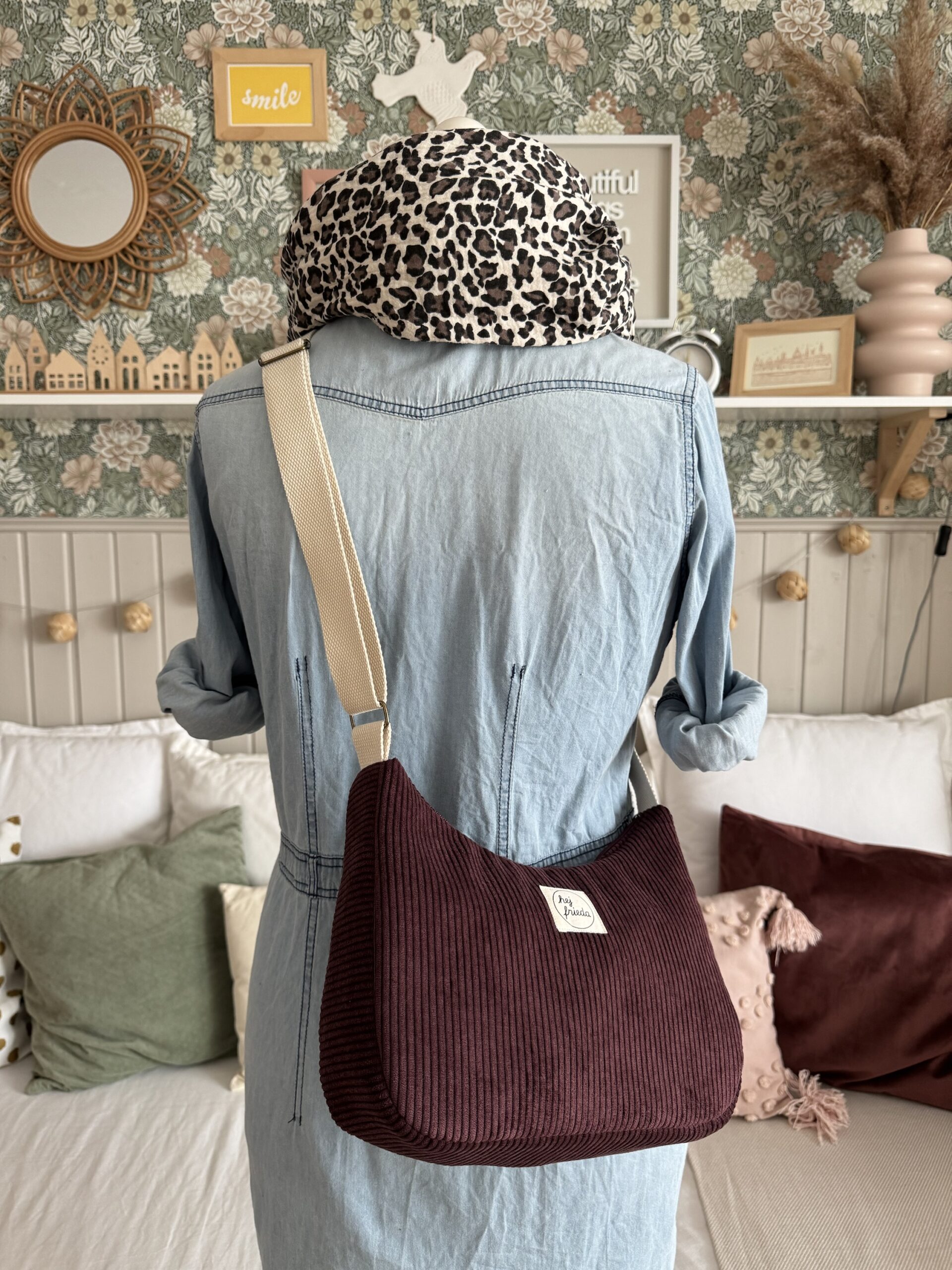 MAJA Crossbody-Bag Cord beere – Bild 16